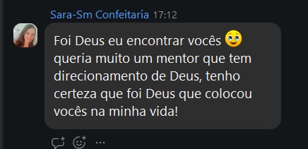 Depoimento da Sara, da Sm Confeitaria